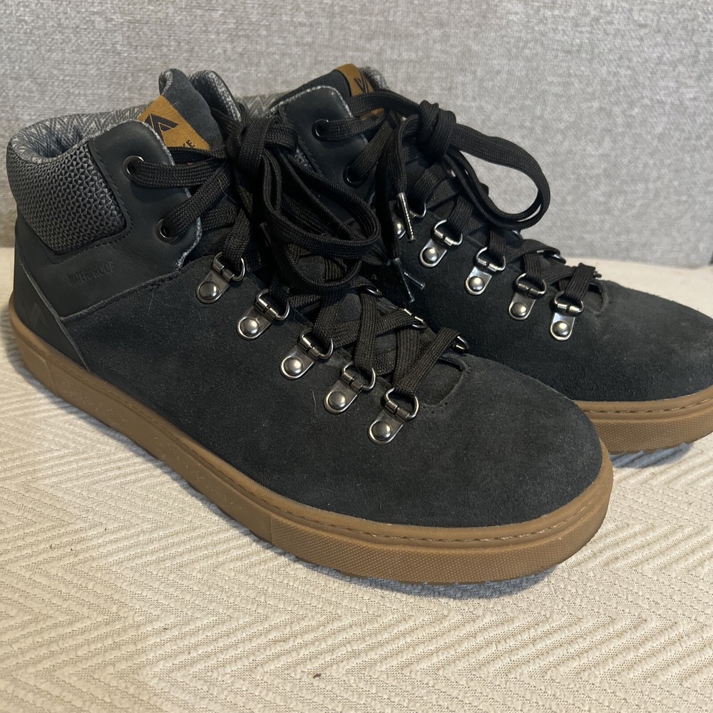 Forsake Lucie BLACK Mid Waterproof Outdoor Sneaker Boots Womens SIZE 9.5